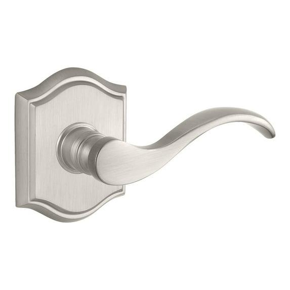 Curve Privacy Door Lever with Traditional Arch Rose
