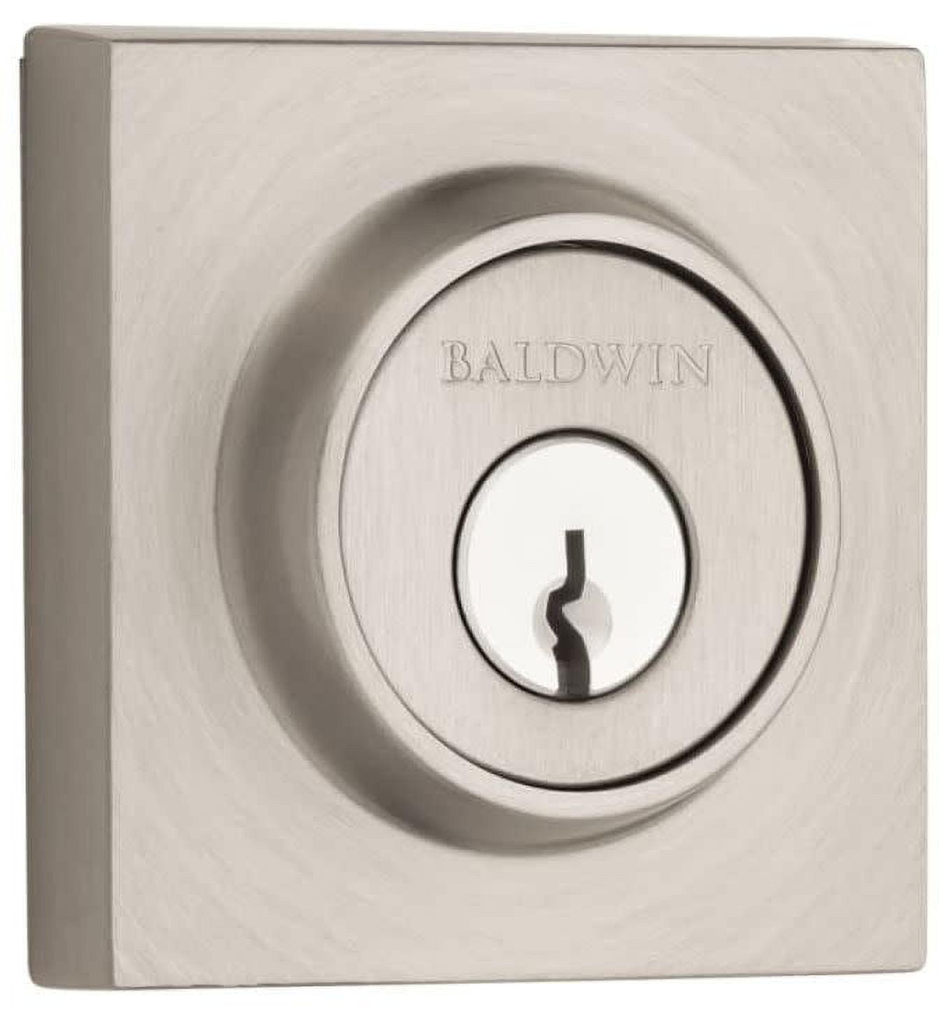 Contemporary Single Cylinder Deadbolt with Smartkey