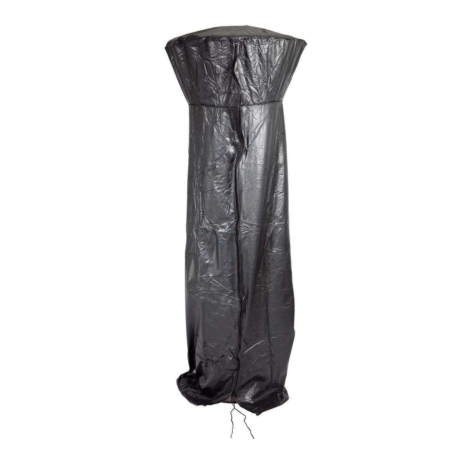 Balken Home Fire Sense Outdoor Full Length Patio Heater Vinyl Cover, Black