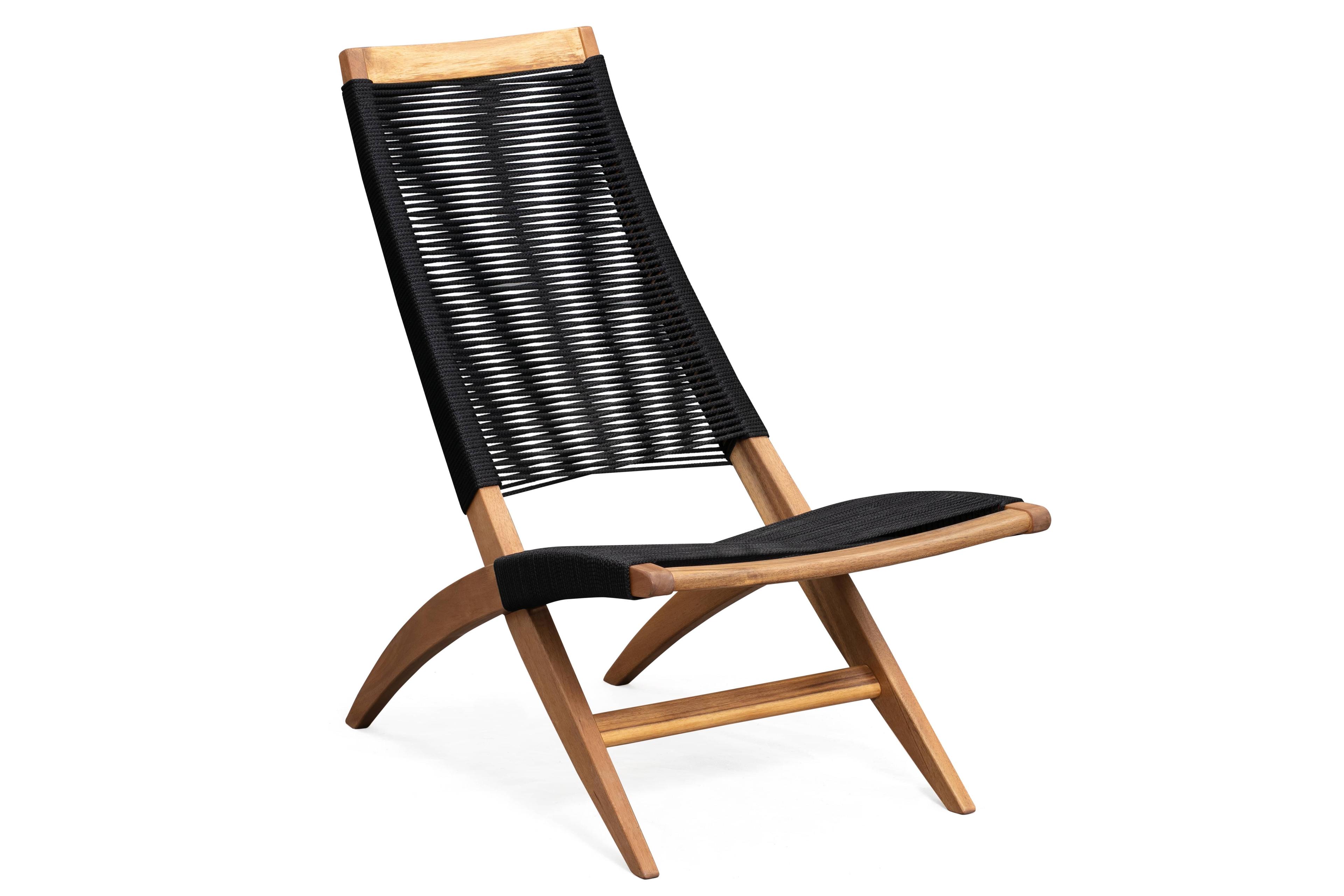 Balkene Home  Lounge Chair Acacia Wood Mid Century Modern Living Room, Bedroom, Lawn, Indoor, Outdoor