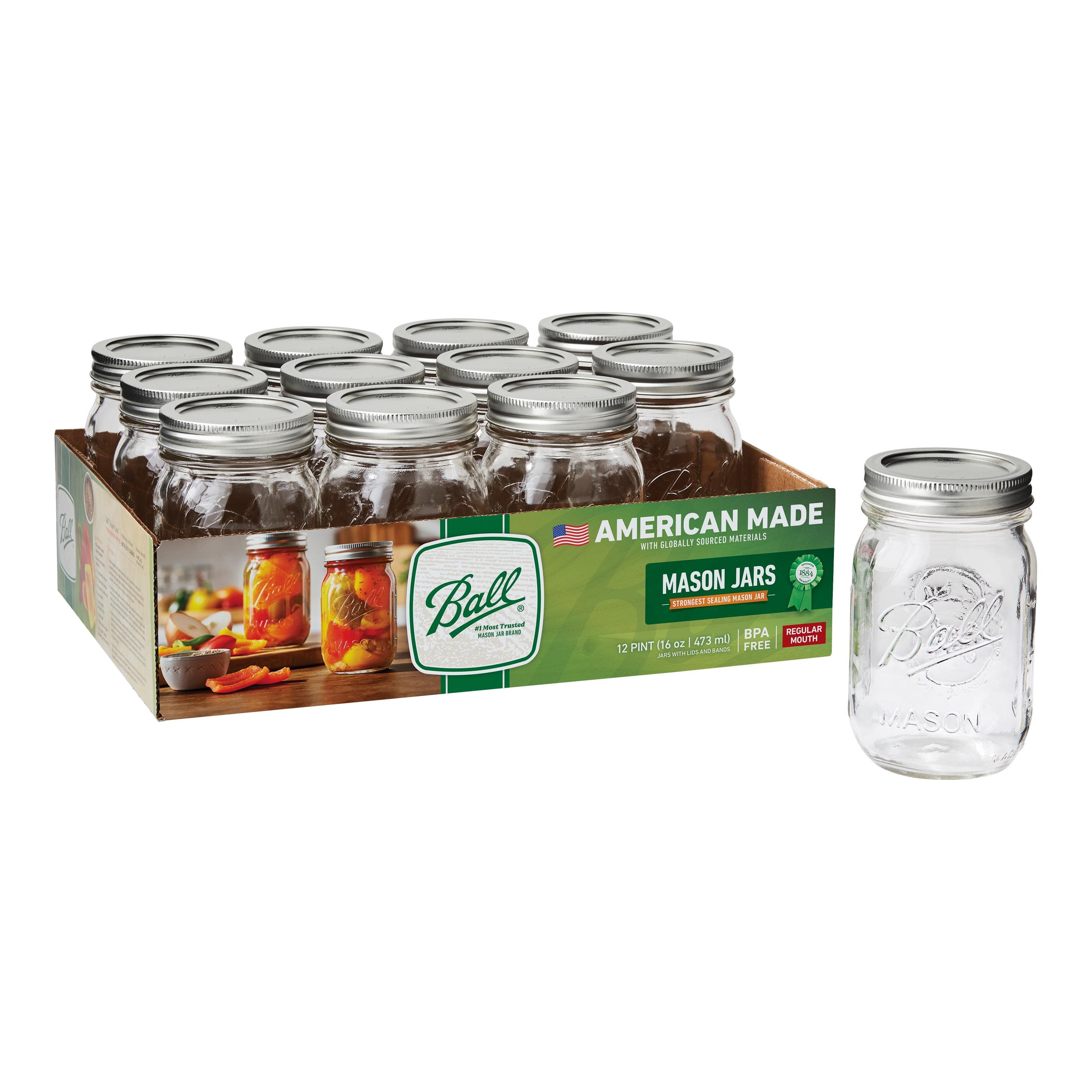 Ball Glass Jar - Set of 12 (Set of 12)