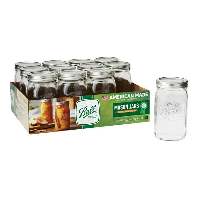 Ball Glass Jar - Set of 12