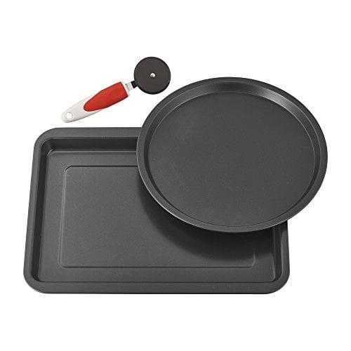 Ballarini Black Non-Stick Pizza Pan Set with Cutter