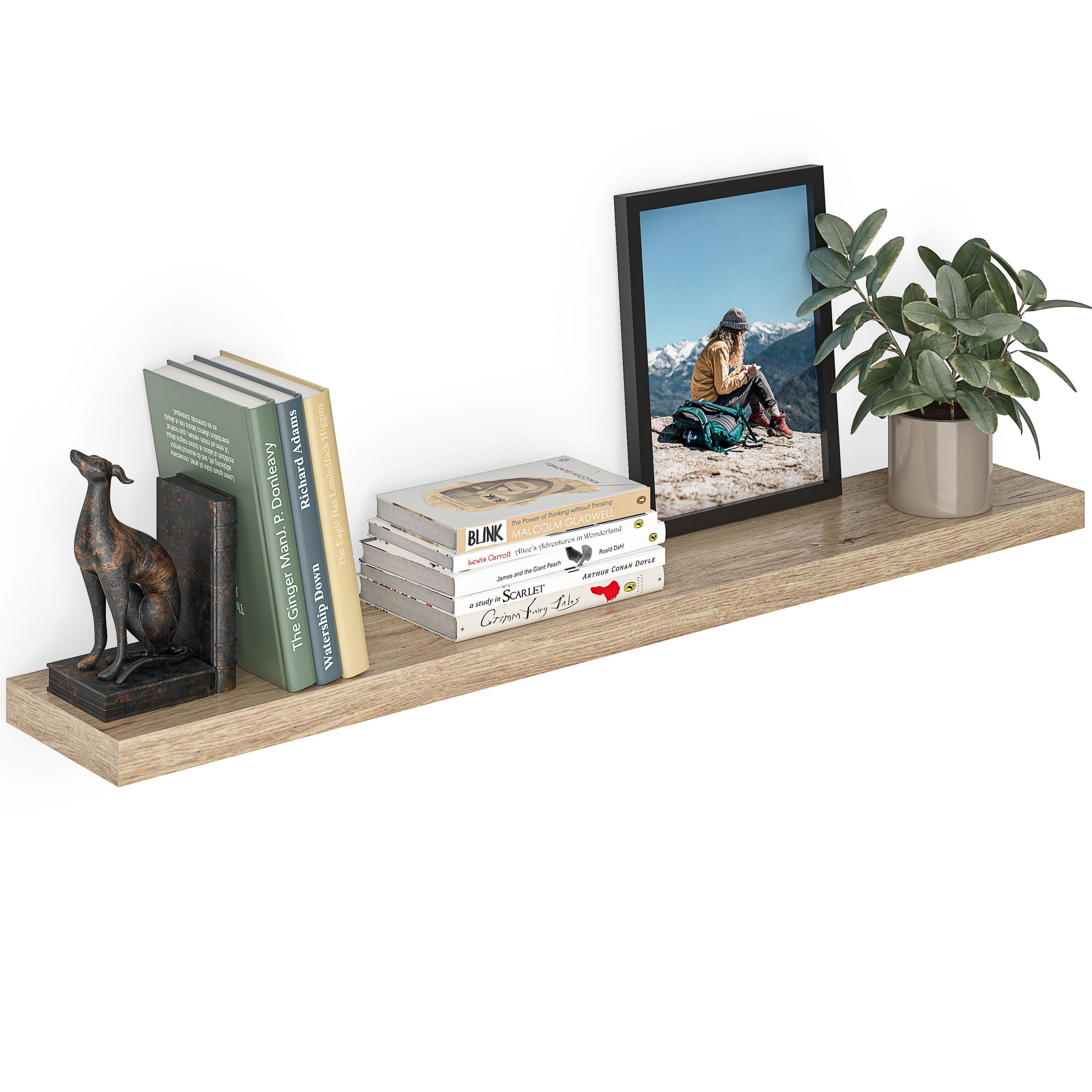 Miami 48" W x 8" D Floating Shelf with Invisible Wall Mount Bracket