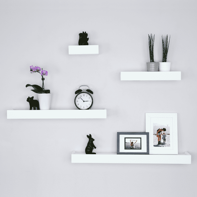 Ballucci Array 4 Piece Floating Wall Shelves Set