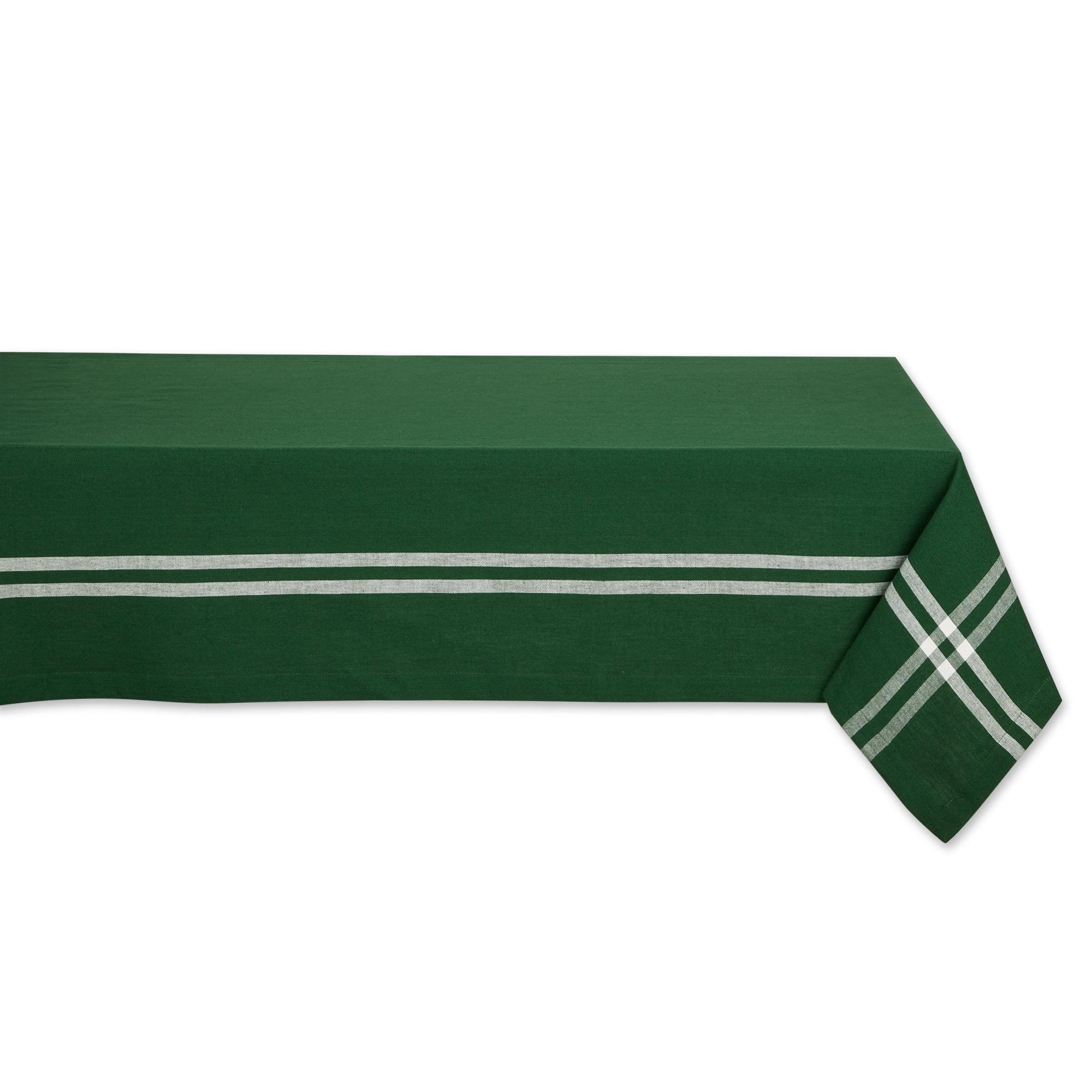 Balsam Border Stripe Tablecloth 52X52 Inches