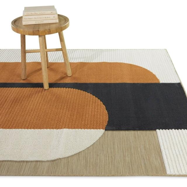 Astbury Modern Abstract Area Rug
