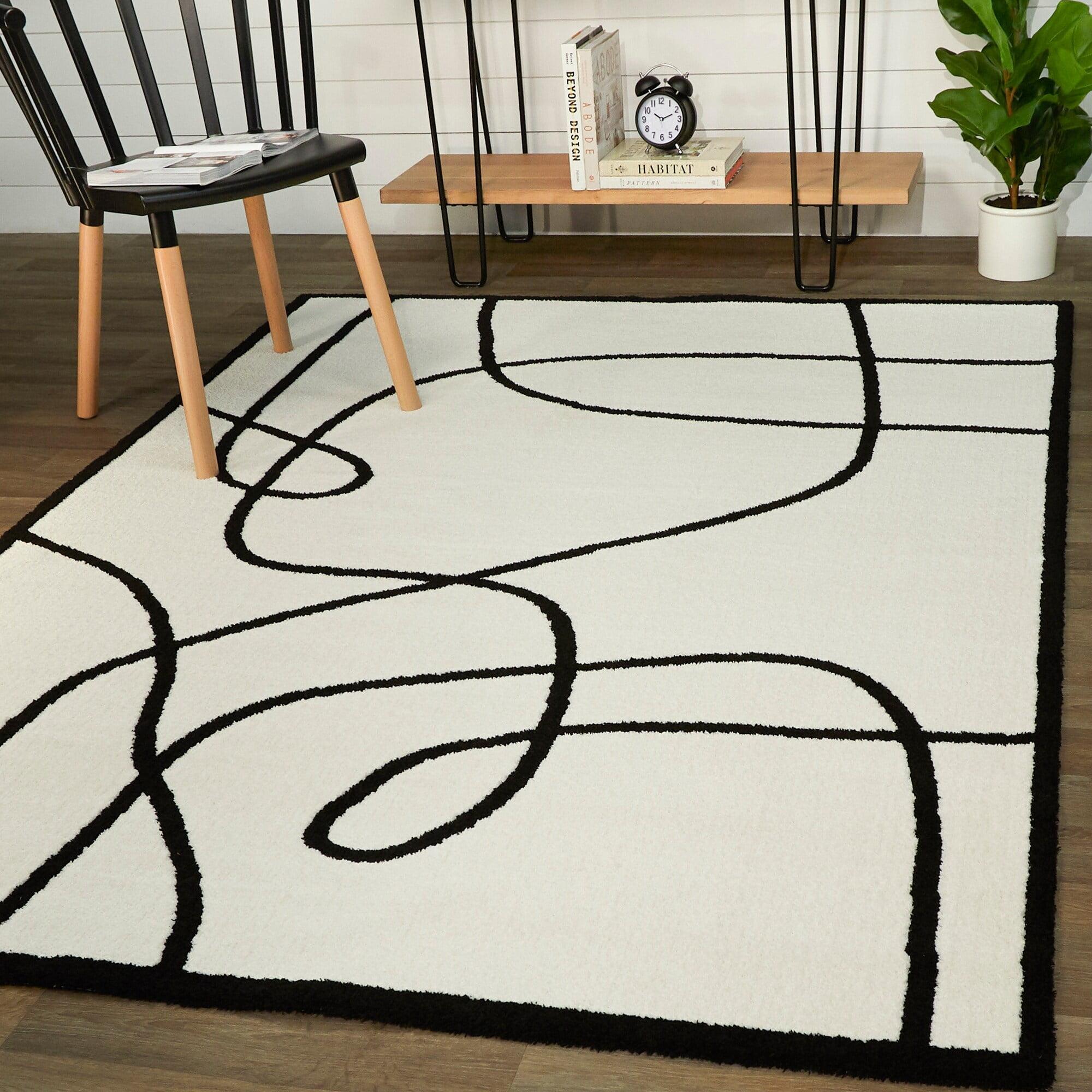 5'3"x7' Cajal Abstract Kids' Area Rug White - Balta Rugs
