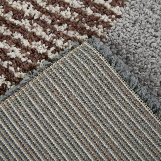 4'4"x6' Merril Mid-Century Modern Geometric Rug Blue - Balta Rugs: Indoor High Pile, Fade & Stain-Resistant