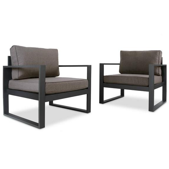 Real Flame BALTIC Patio Chair (Set of 2)