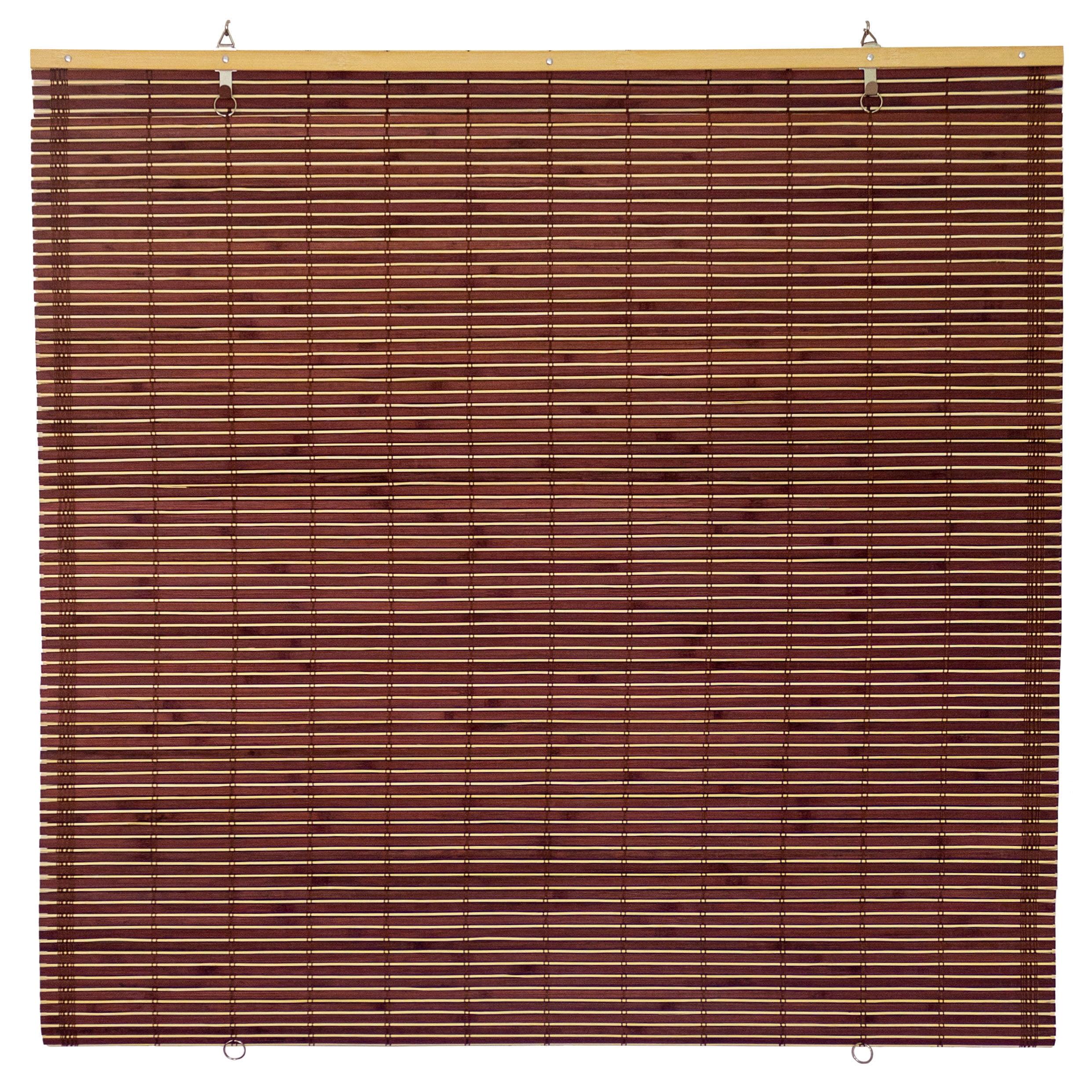 Bamboo Cordless Window Shade - Mahogany 60" W