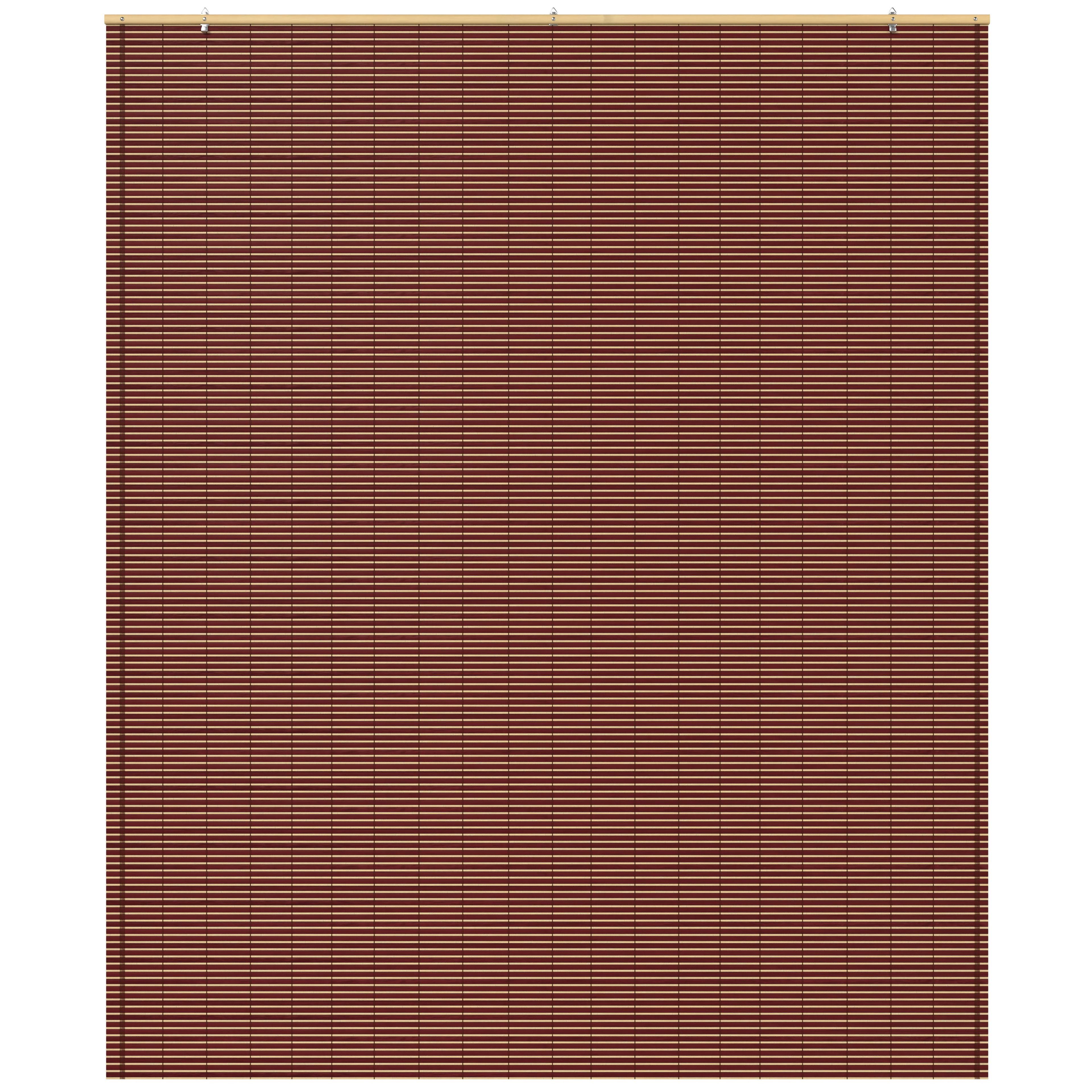 Bamboo Cordless Window Shade - Mahogany 60" W