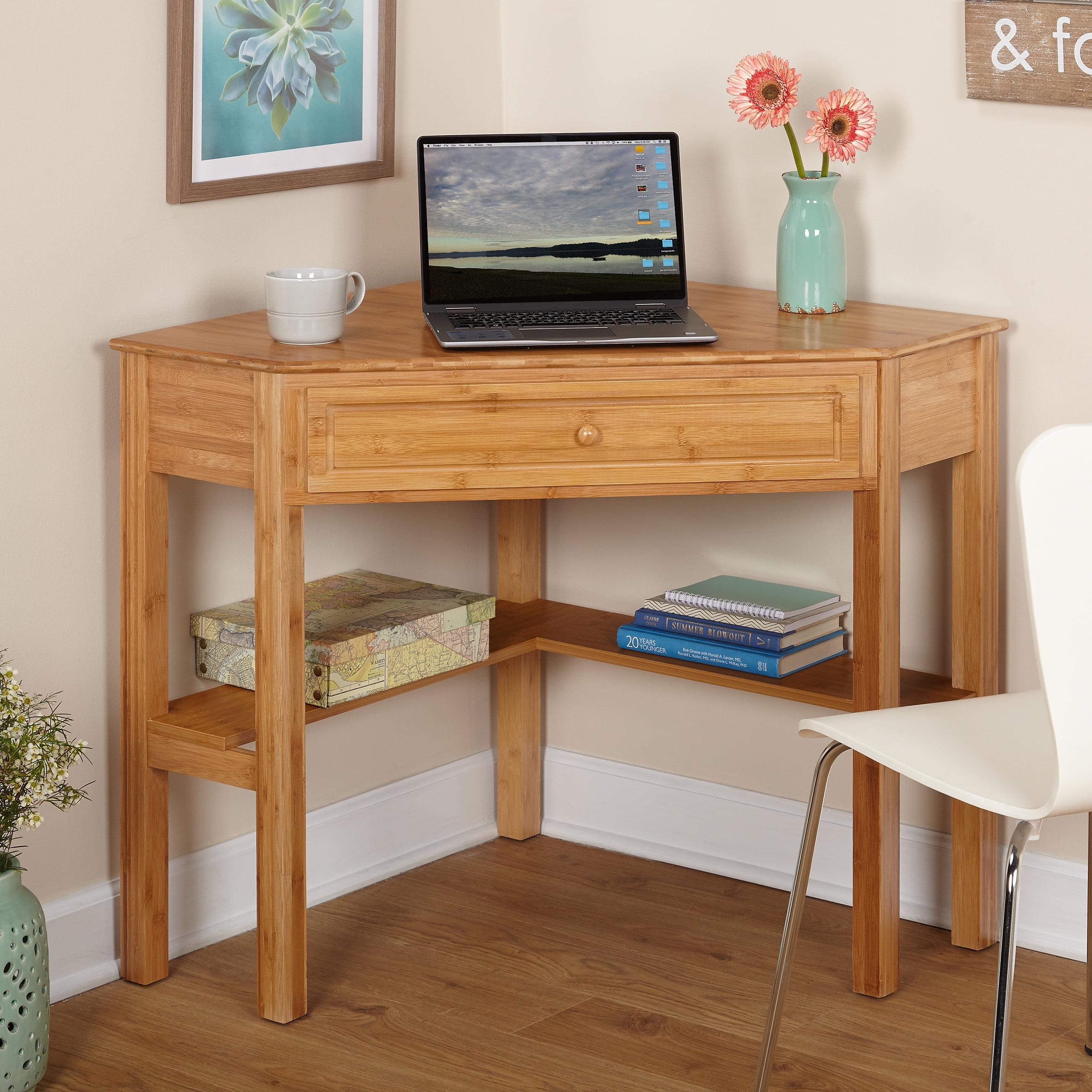 Bamboo Corner Desk Wood - Buylateral