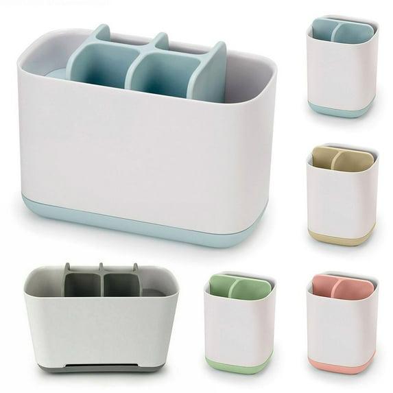 Soporte para Cepillo de Dientes de Bambú, Soporte para Lápices, Carrito para Pasta de Dientes Ecológico Natural, Soporte Organizador para Tocador de Baño