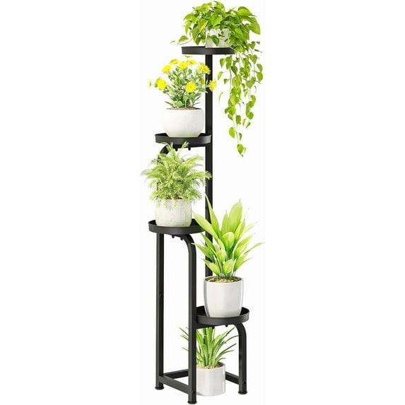 Tall Plant Stand Indoor Outdoor, 4 Tier Heavy Duty Plant Shelf For Patio Garden Balcony Living Room Bedroom