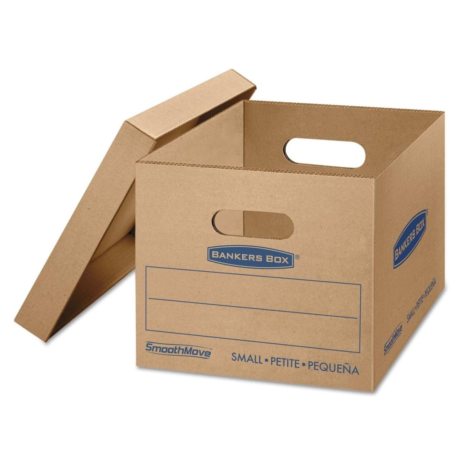 Eco-Friendly 15" Kraft Corrugated Moving Box with Lift-Off Lid - 15 Pack