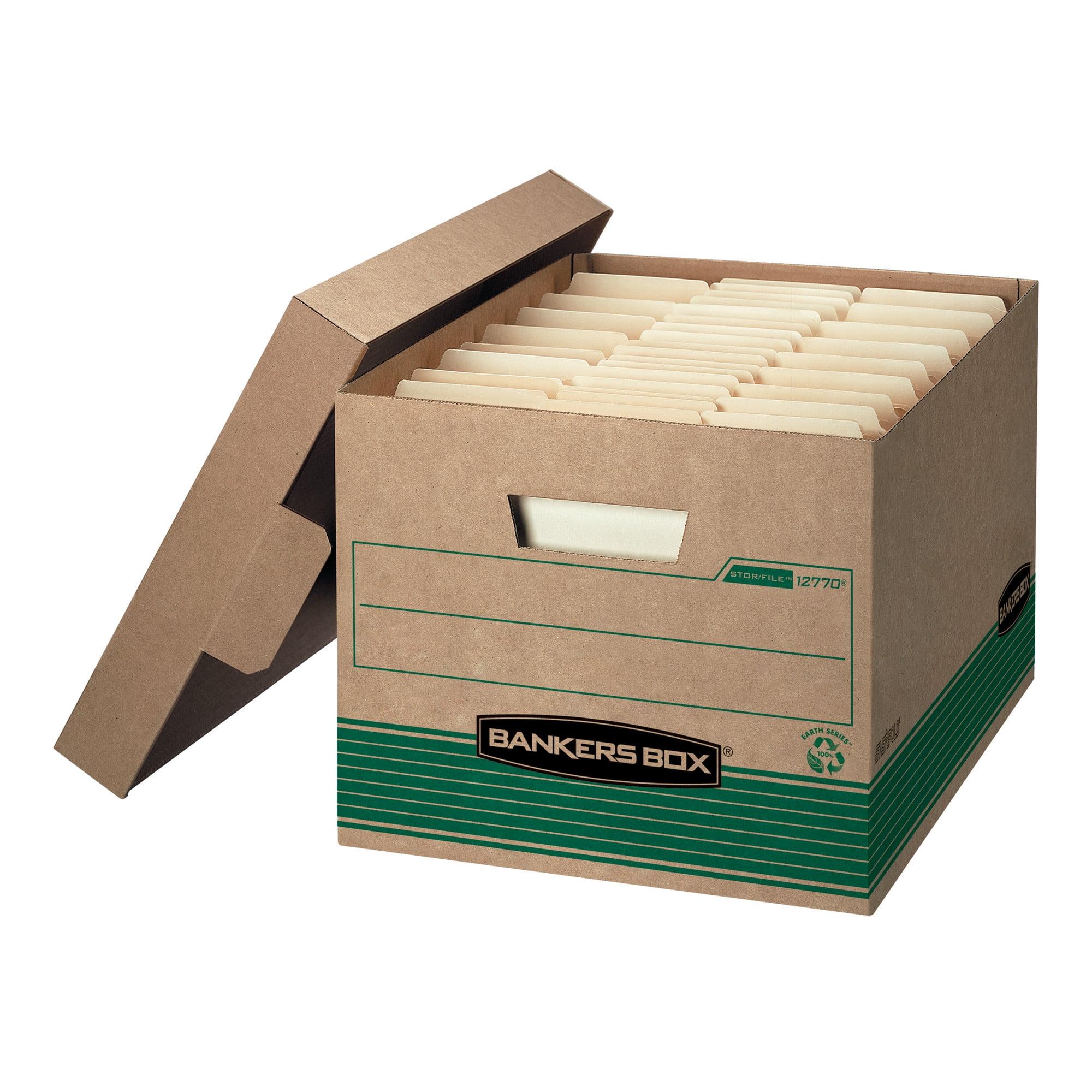 Bankers Box Kraft and Green Recycled Storage Box