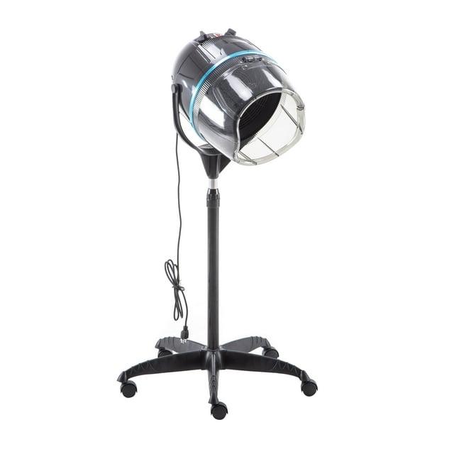 BarberPub Adjustable Bonnet Hood Hair Dryer with Wheel
