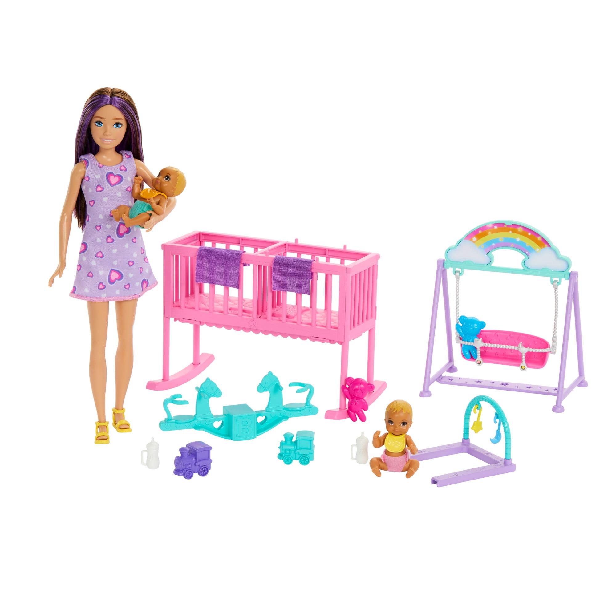 Barbie Skipper Babysitter Doll with Twin Nursery Playset