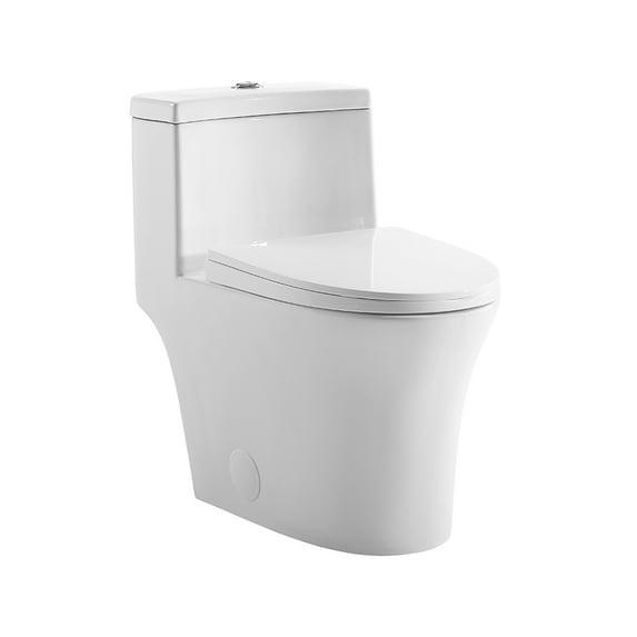 Burdon One-Piece Toilet Vortex Dual-Flush 1.1/1.6 gpf