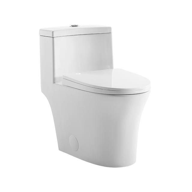 Burdon One-Piece Toilet Vortex Dual-Flush 1.1/1.6 gpf
