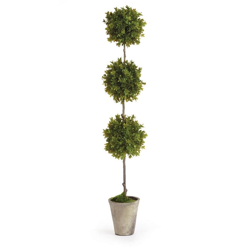 36'' Boxwood Topiary in Metal Pot