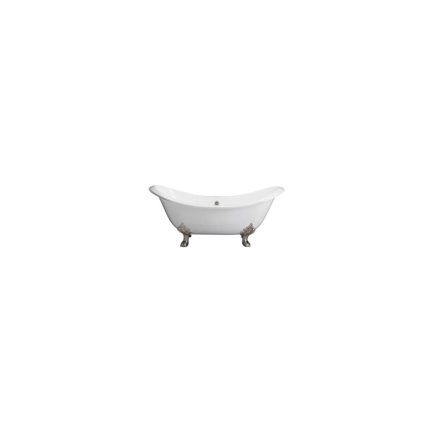 Marshall 71'' x 30.5'' Freestanding Soaking Cast Iron Bathtub