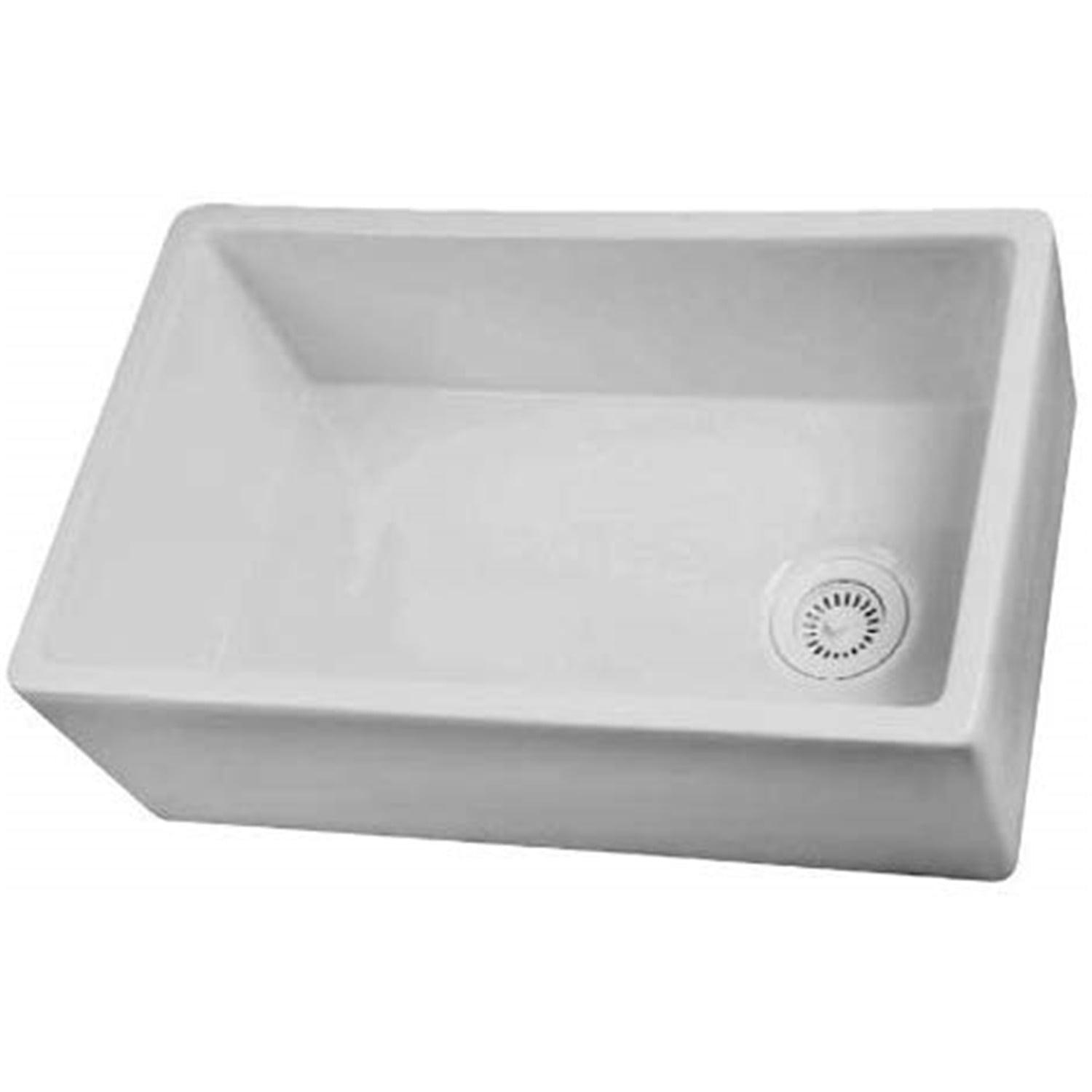 29.75'' L Farmhouse / Apron Single Bowl Fireclay Kitchen Sink