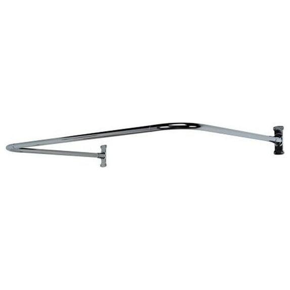 Adjustable Curved Fixed Shower Curtain Rod