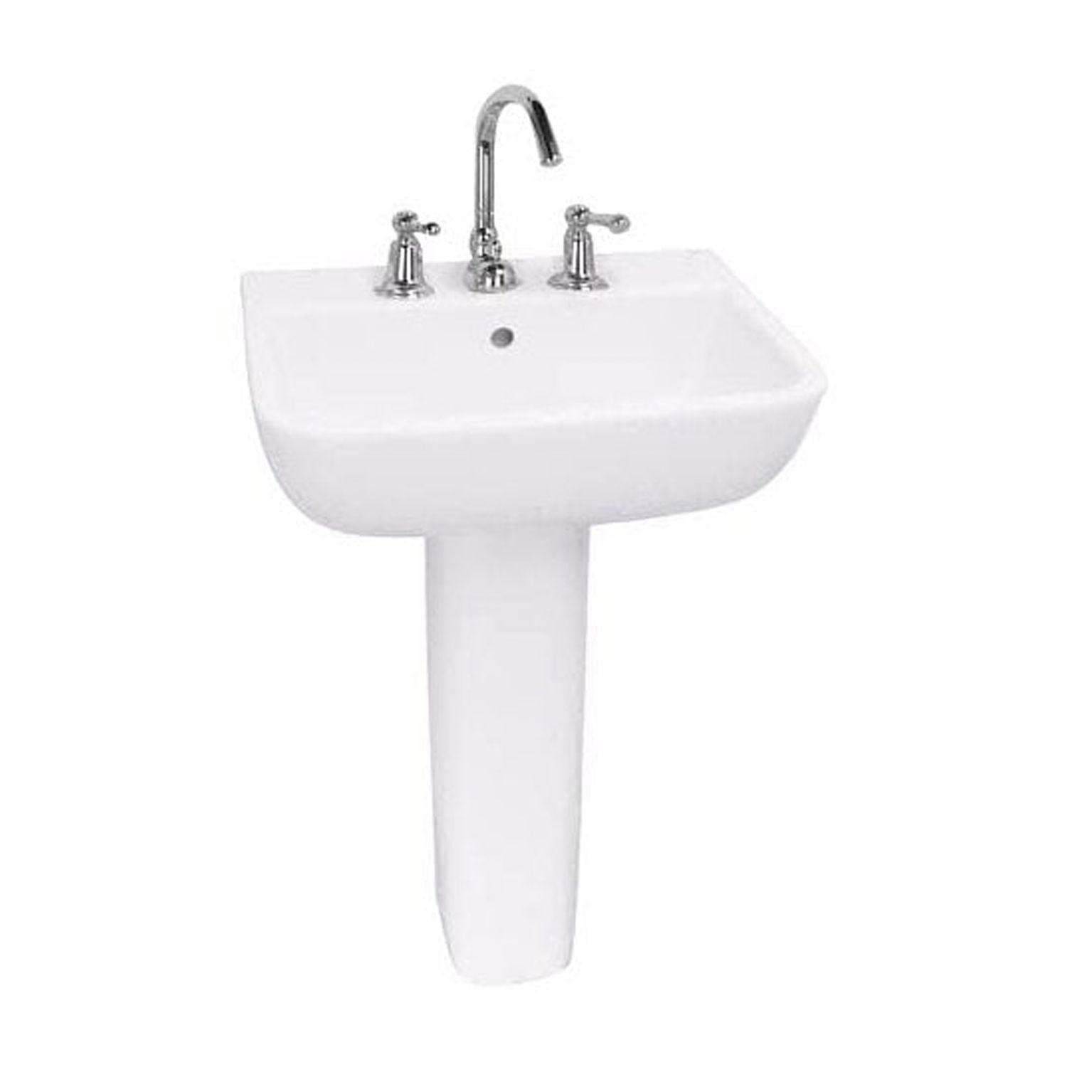 Barclay Series 16.75'' White Vitreous China Rectangular Bathroom Sink with Overflow