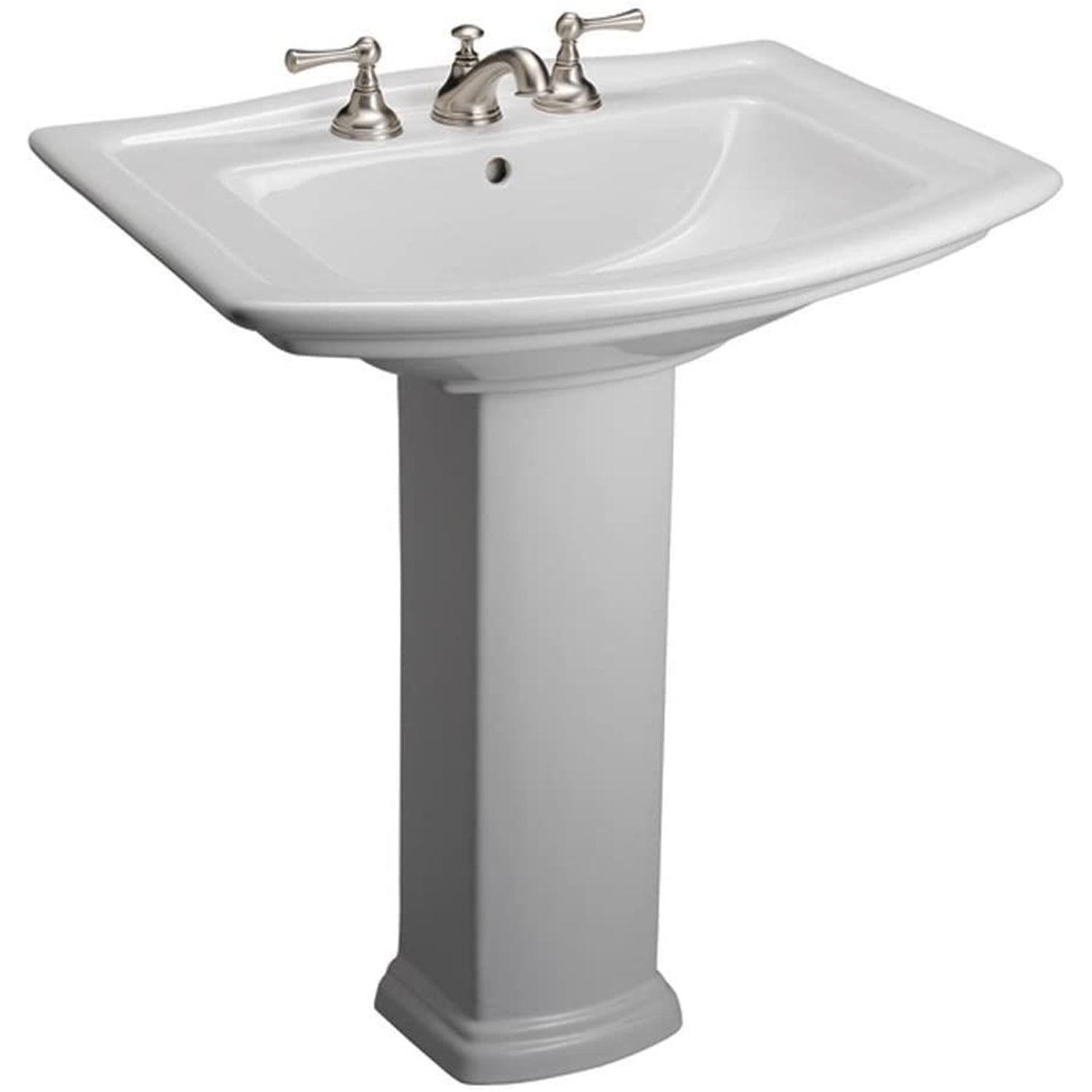 Barclay Washington Pedestal Lavatory 3-418WH