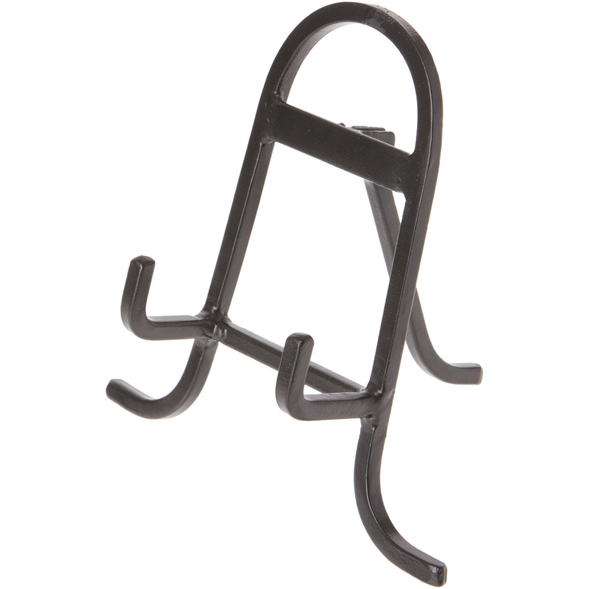 Small Black Wrought Iron Display Easel, 6 Inches