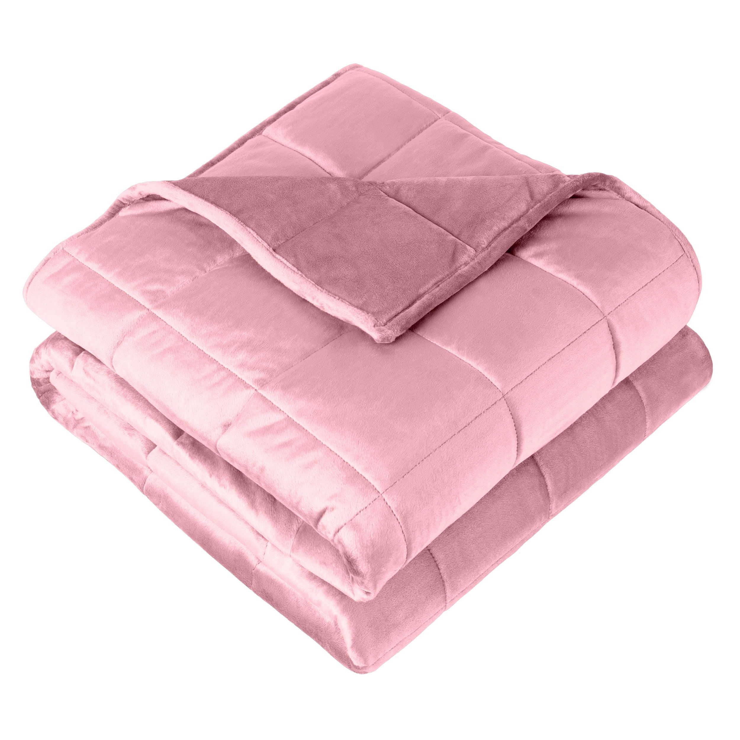 Bare Home Minky Fleece Weighted Blanket