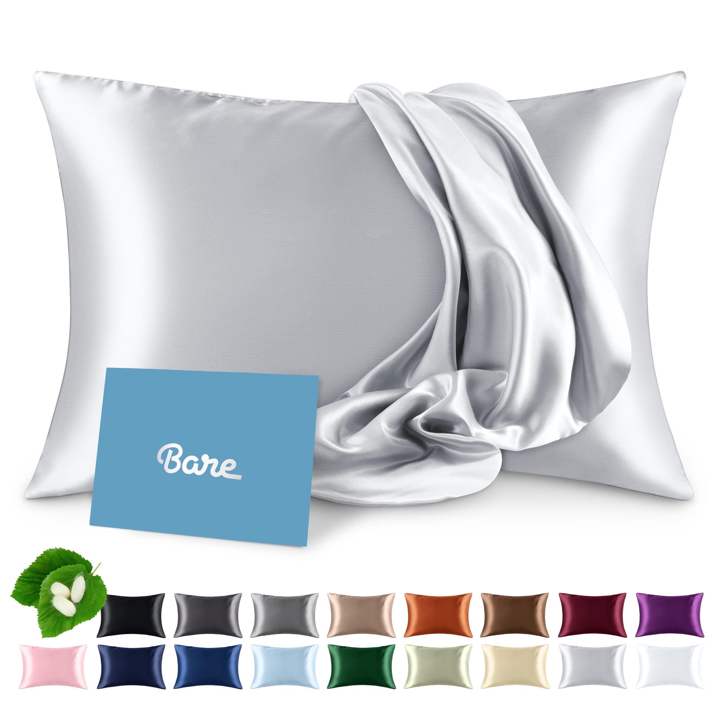 Bare Home 100% Mulberry Silk Pillowcase Envelope Closure
