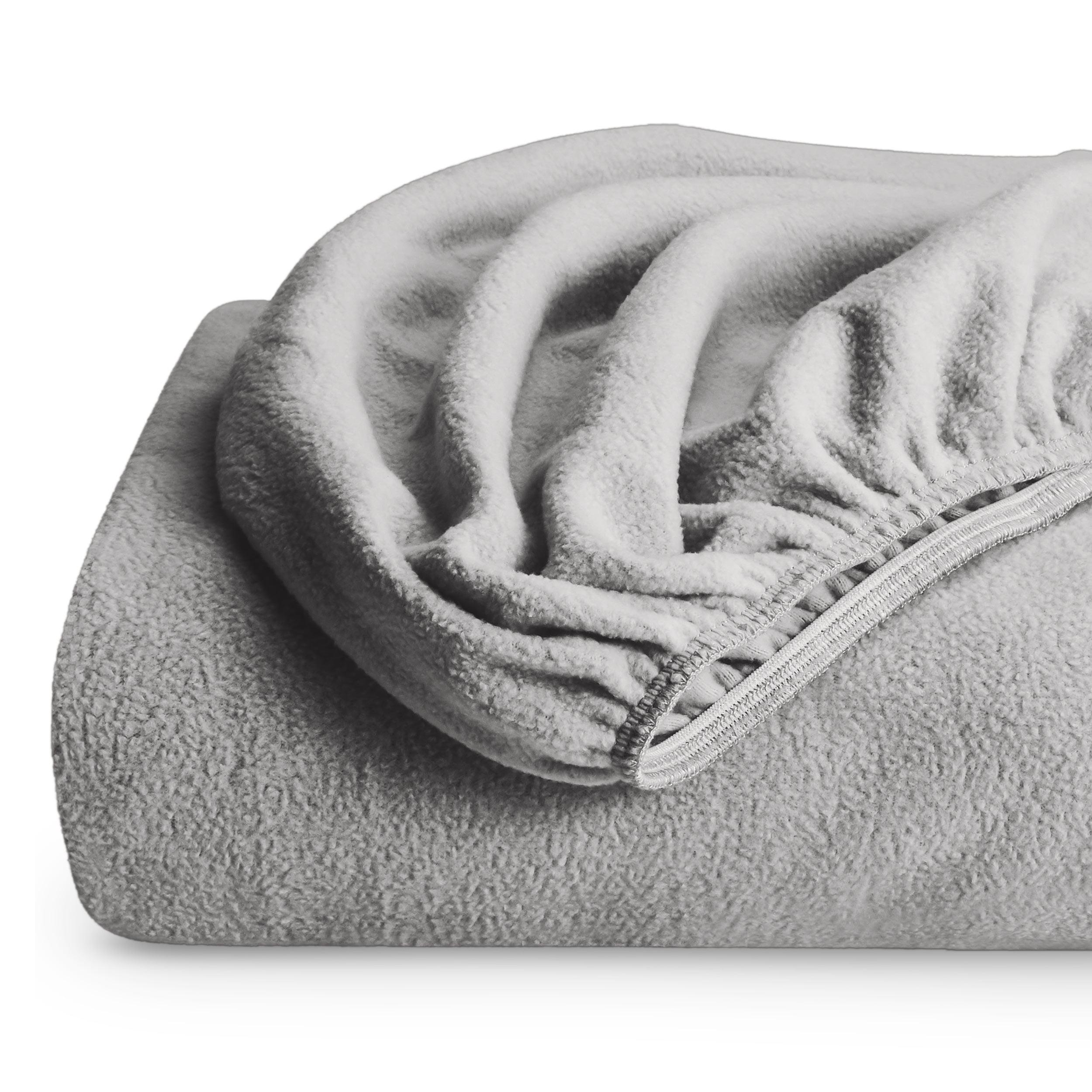 Bare Home Micro Fleece Super Soft Fitted Sheet