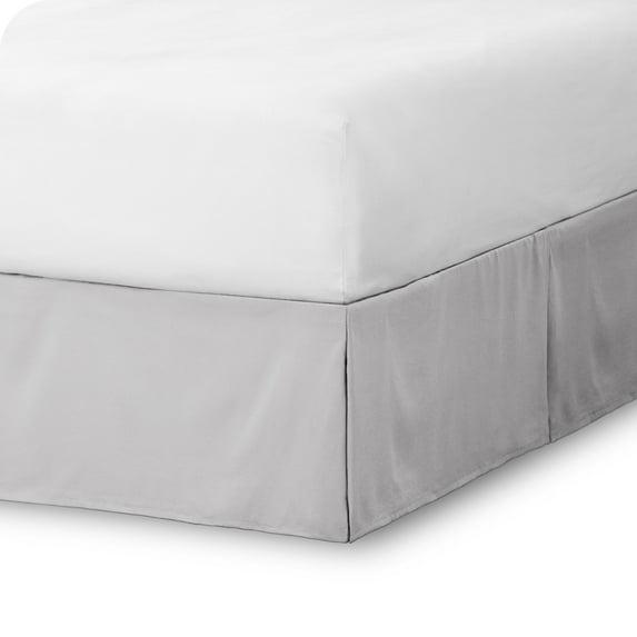 Bare Home Tailored 15" Pleated Bed Skirt