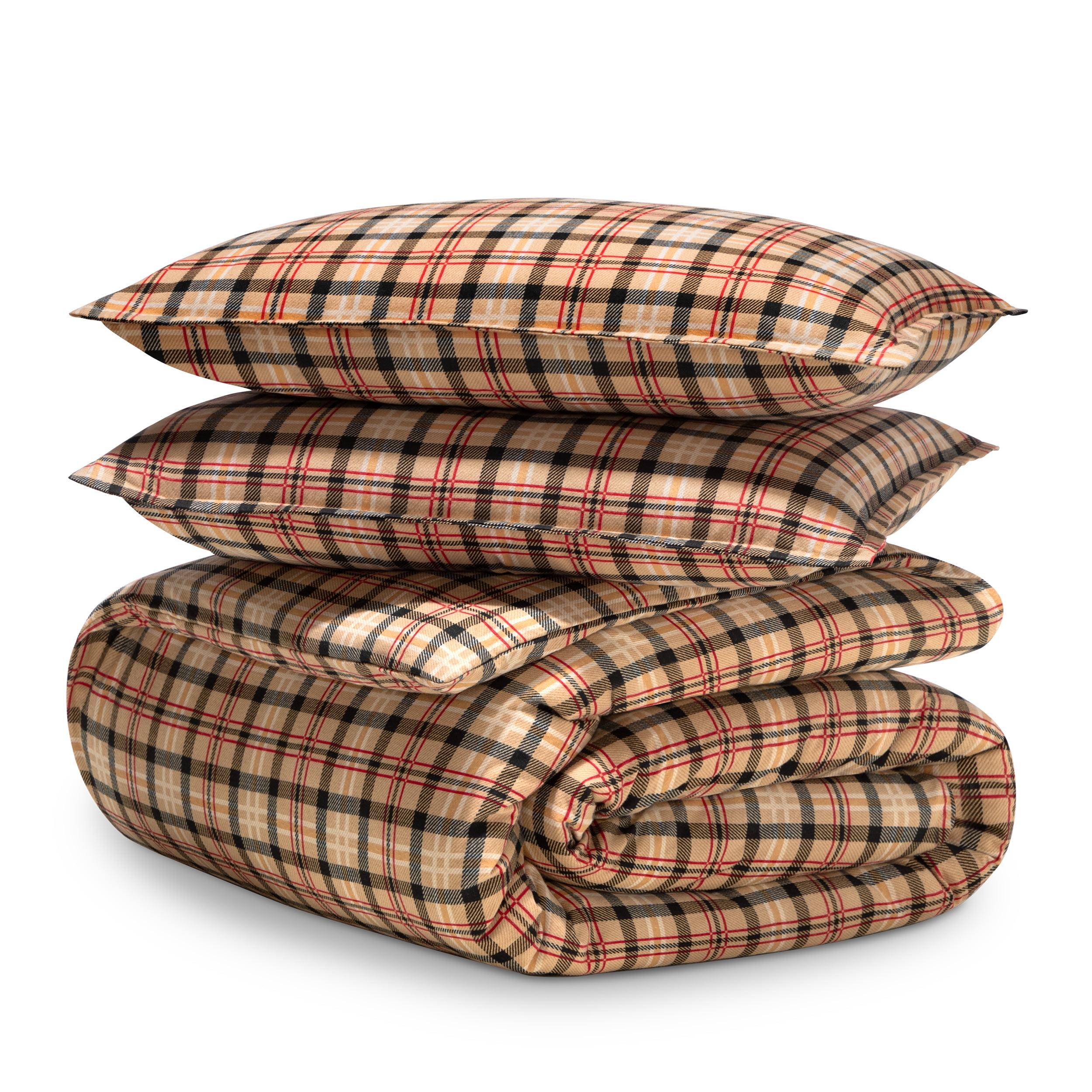 Flannel Duvet Cover and Sham Set