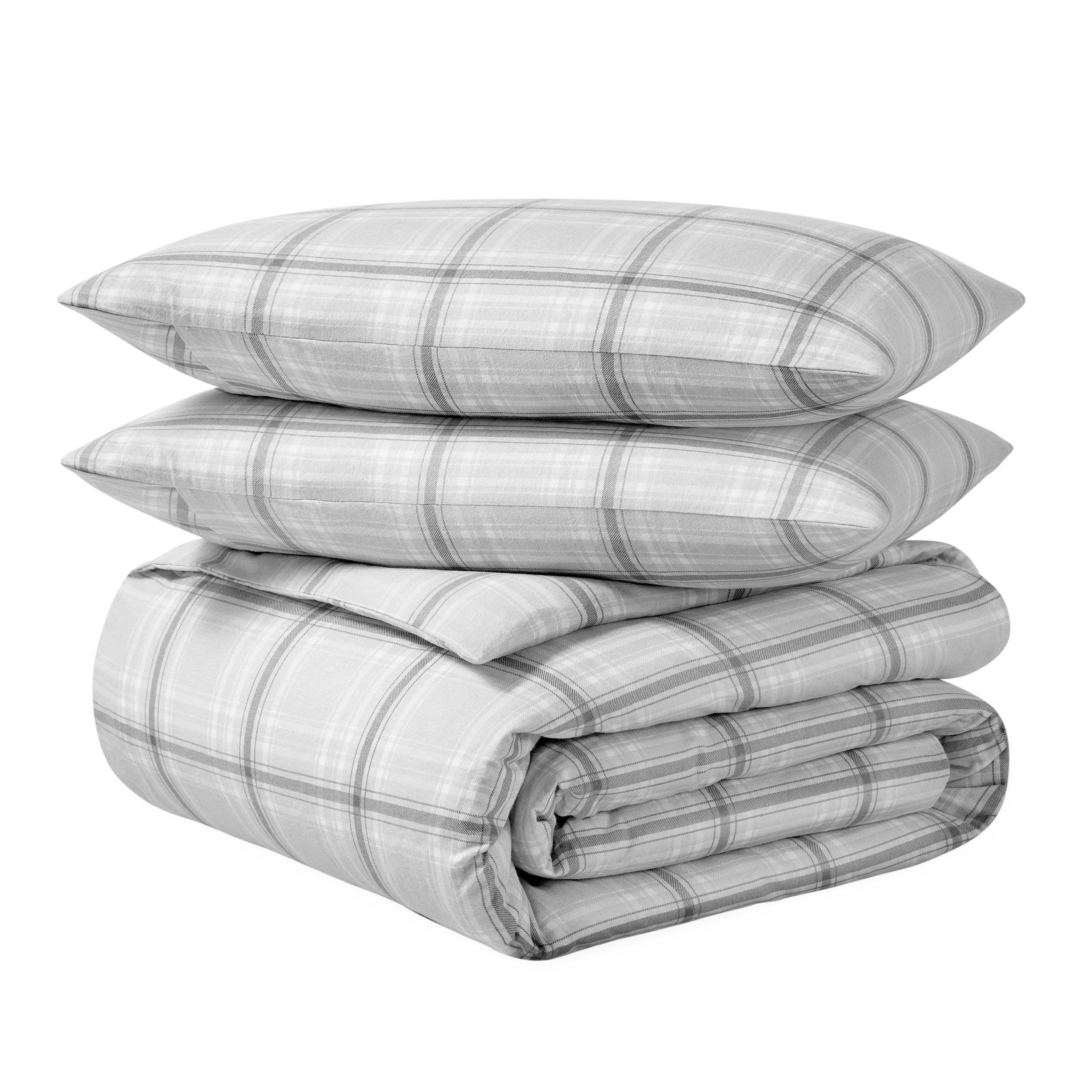 Cotton Flannel Duvet Cover & Sham Set by Bare Home