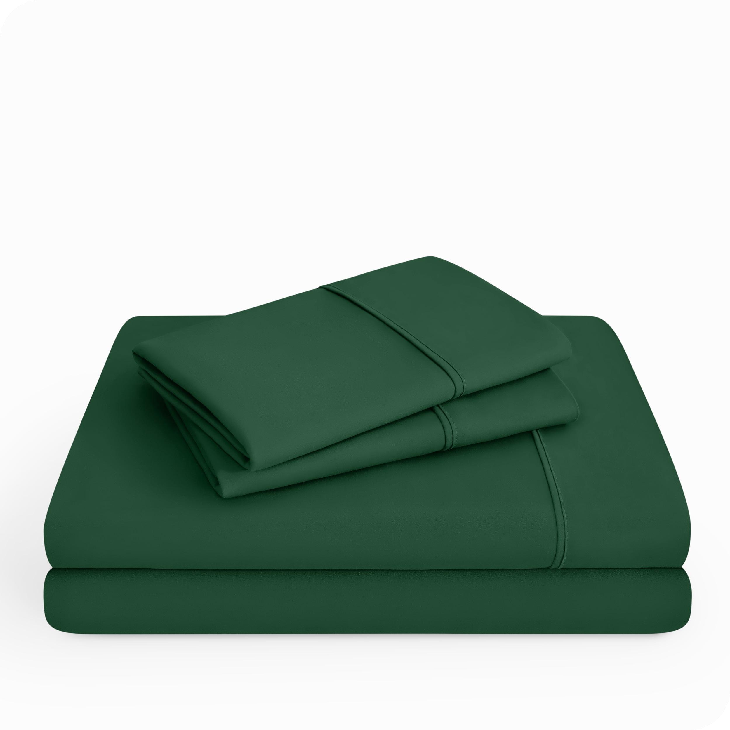 Forest Green Queen Deep Pocket Microfiber Sheet Set