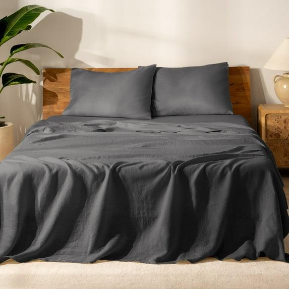 Bare Home 100% Linen Sheet Set