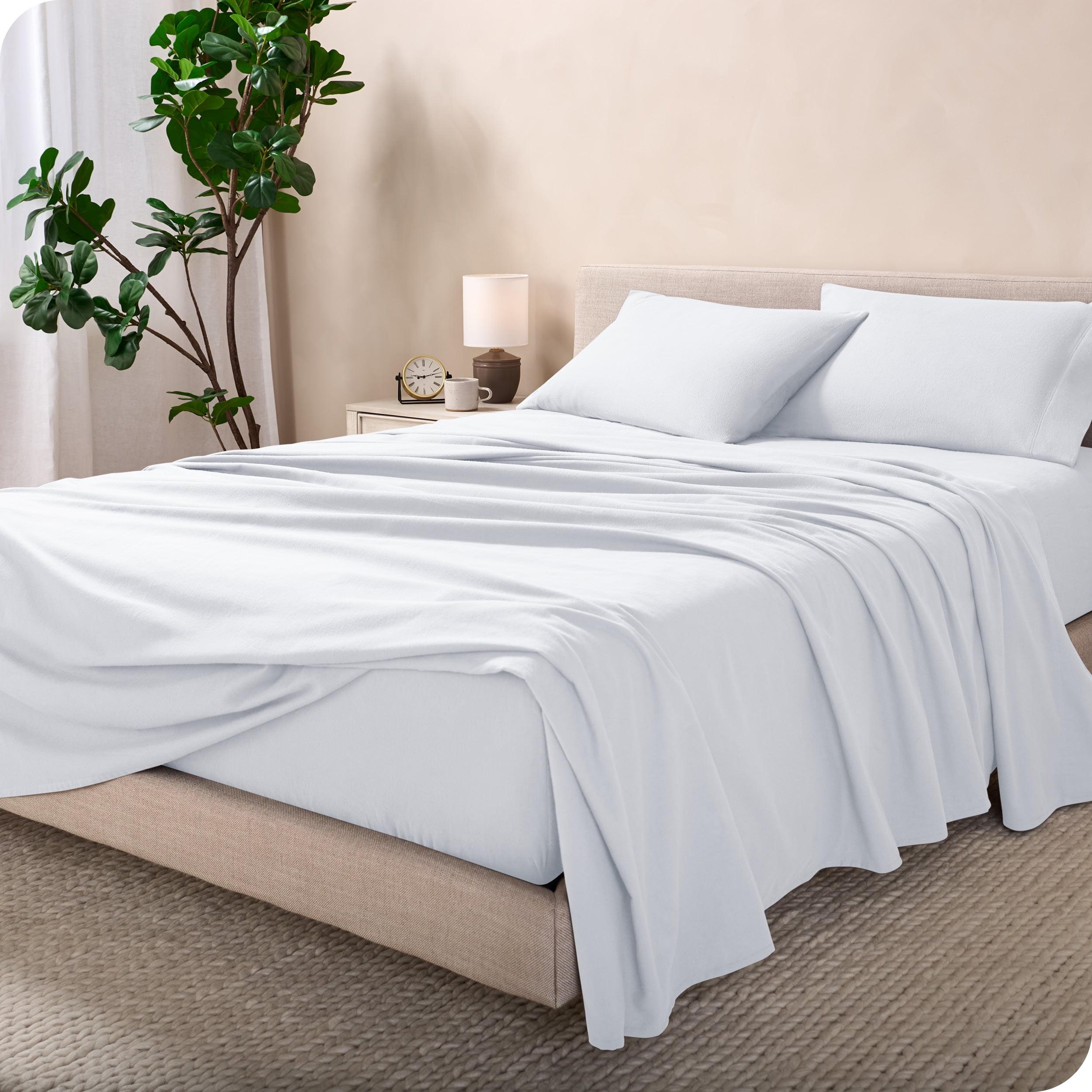 Bare Home Flannel Machine Woven Sheet Set