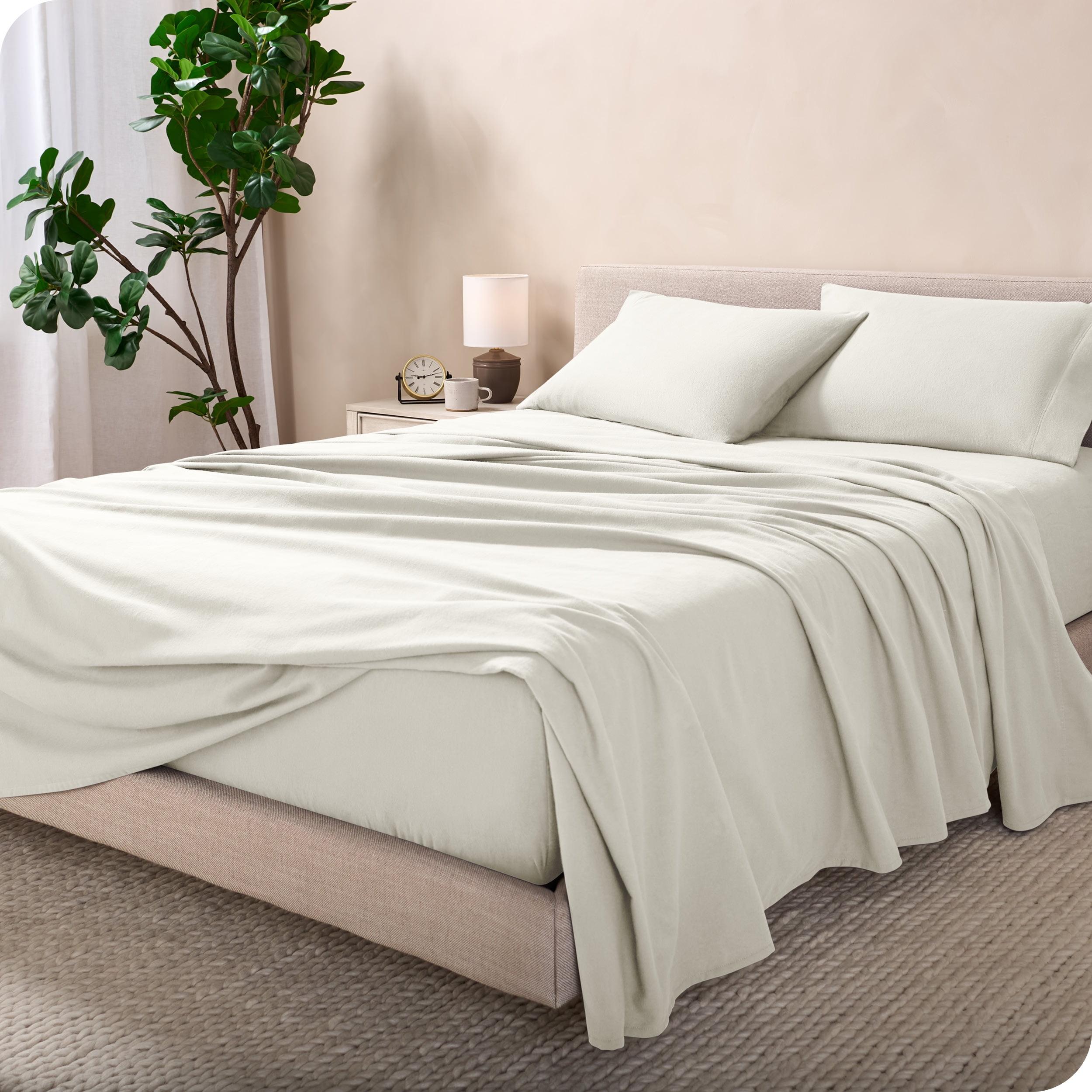 Bare Home Flannel Machine Woven Sheet Set