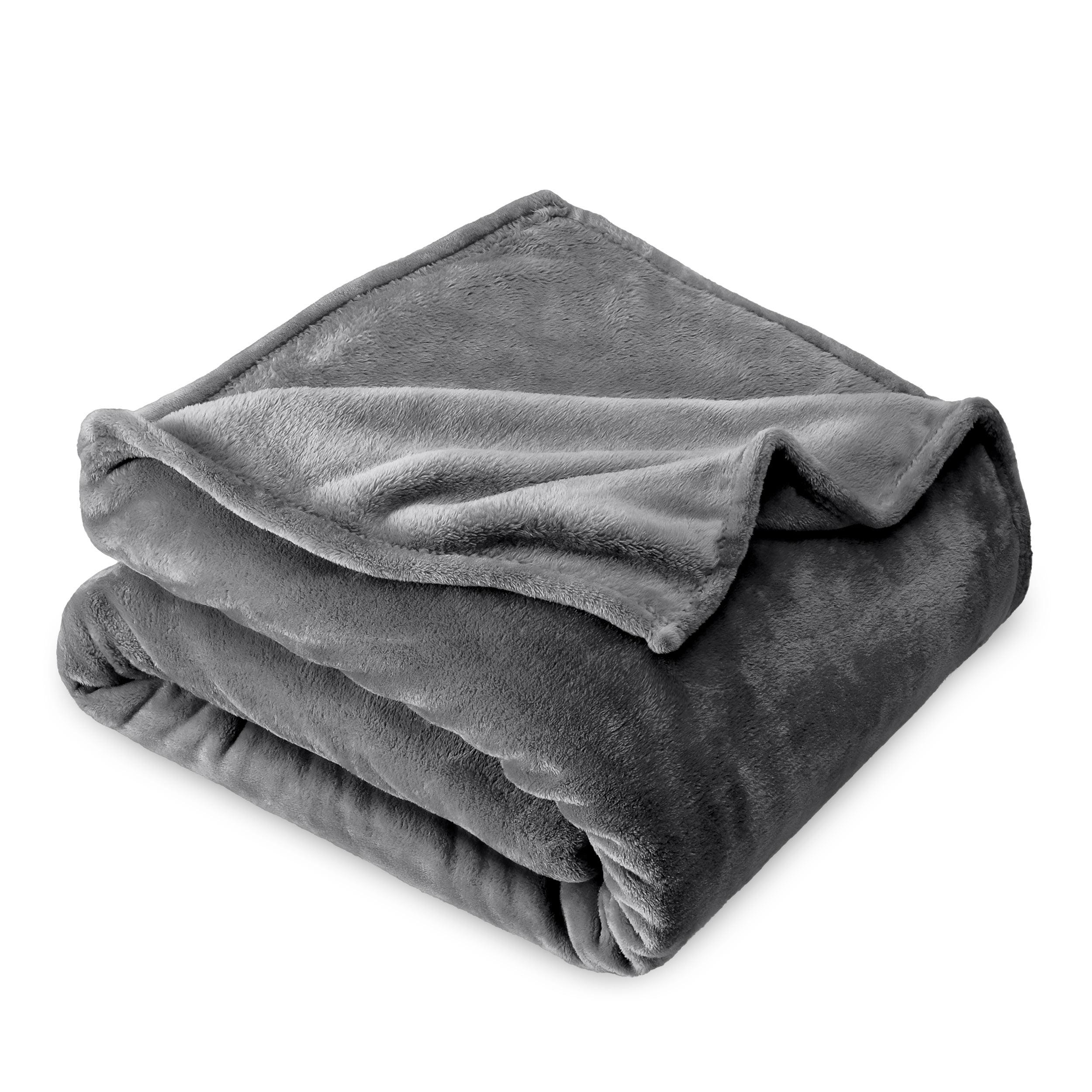 Microplush Fleece Bed Blanket by Bare Home