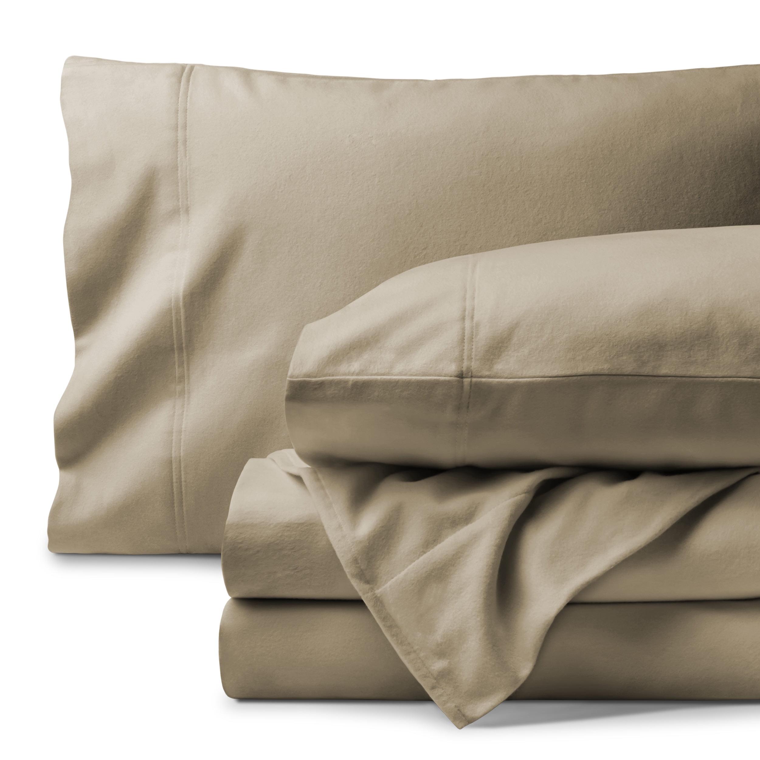 Bare Home Organic 100% Cotton Flannel Sheet Set