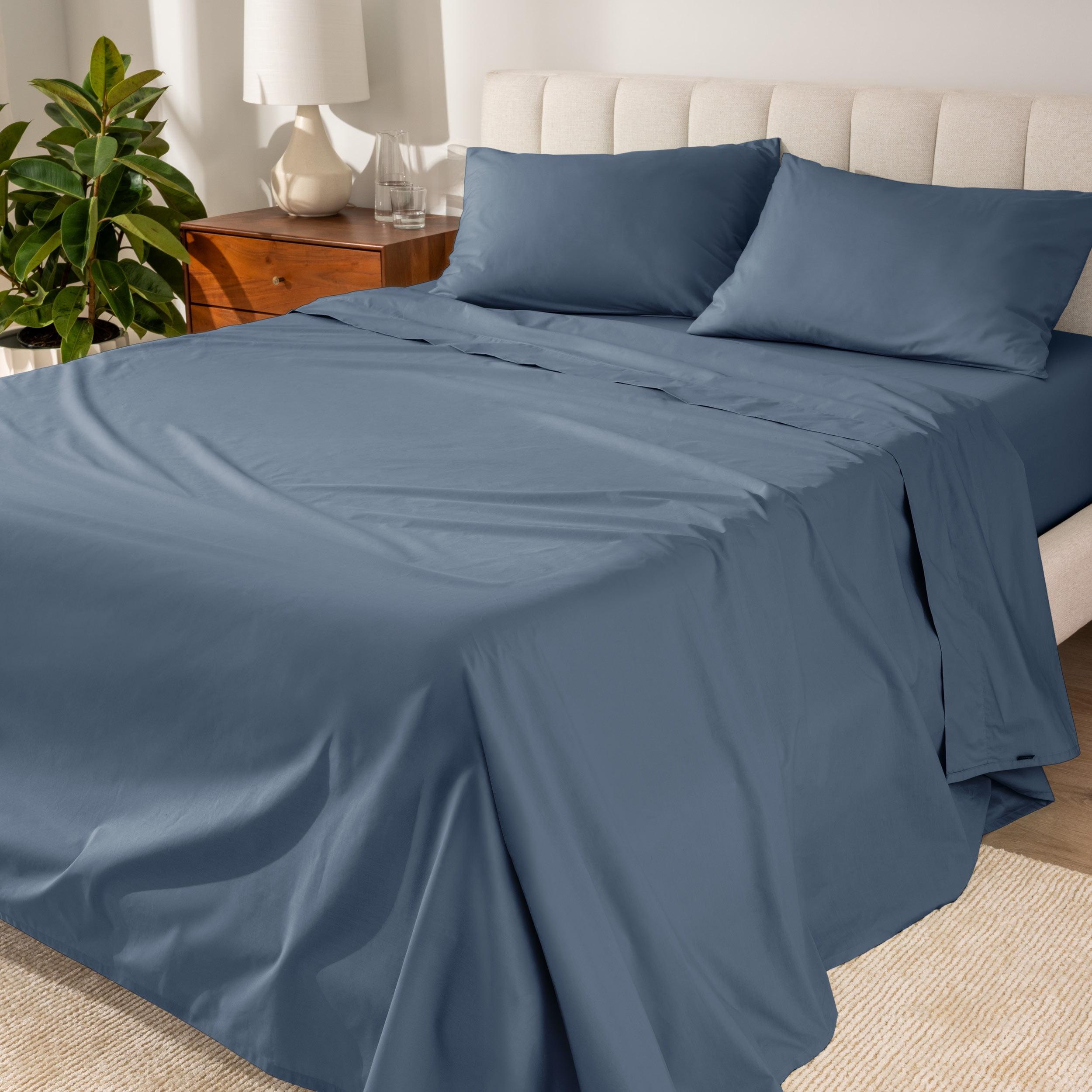 Bare Home 100% Cotton Percale Sheet Set
