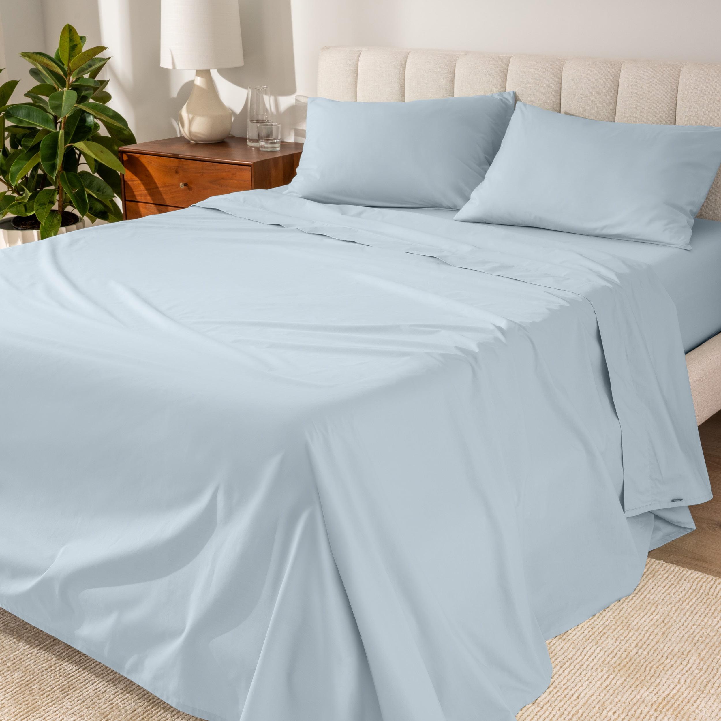 Bare Home 100% Cotton Percale Sheet Set