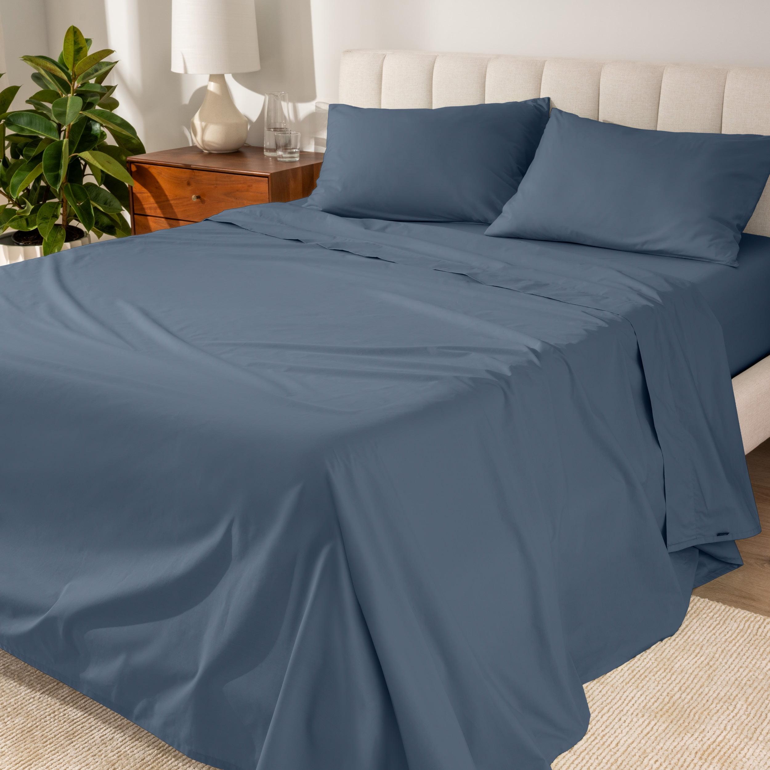 Bare Home 100% Cotton Percale Sheet Set