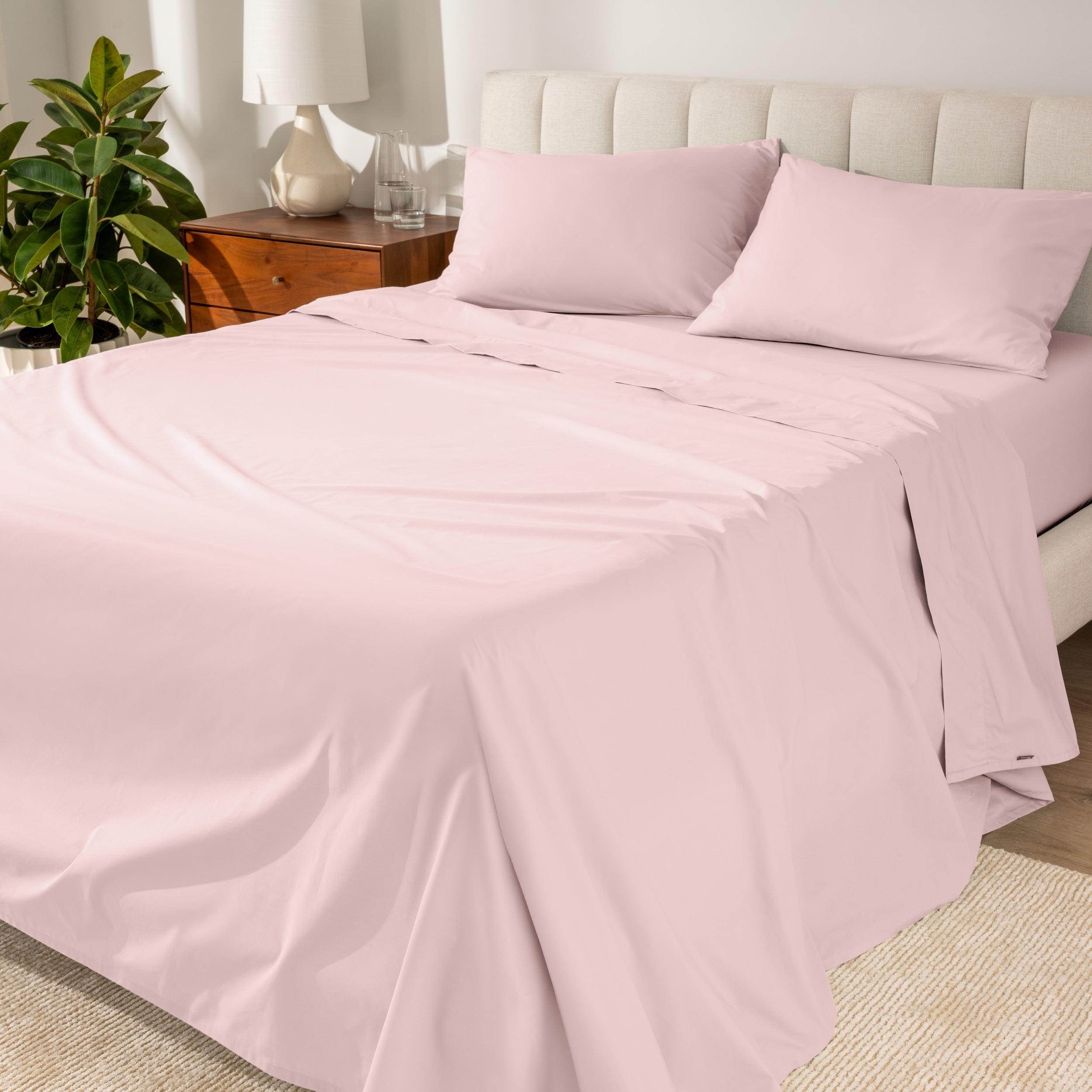 Bare Home 100% Cotton Percale Sheet Set