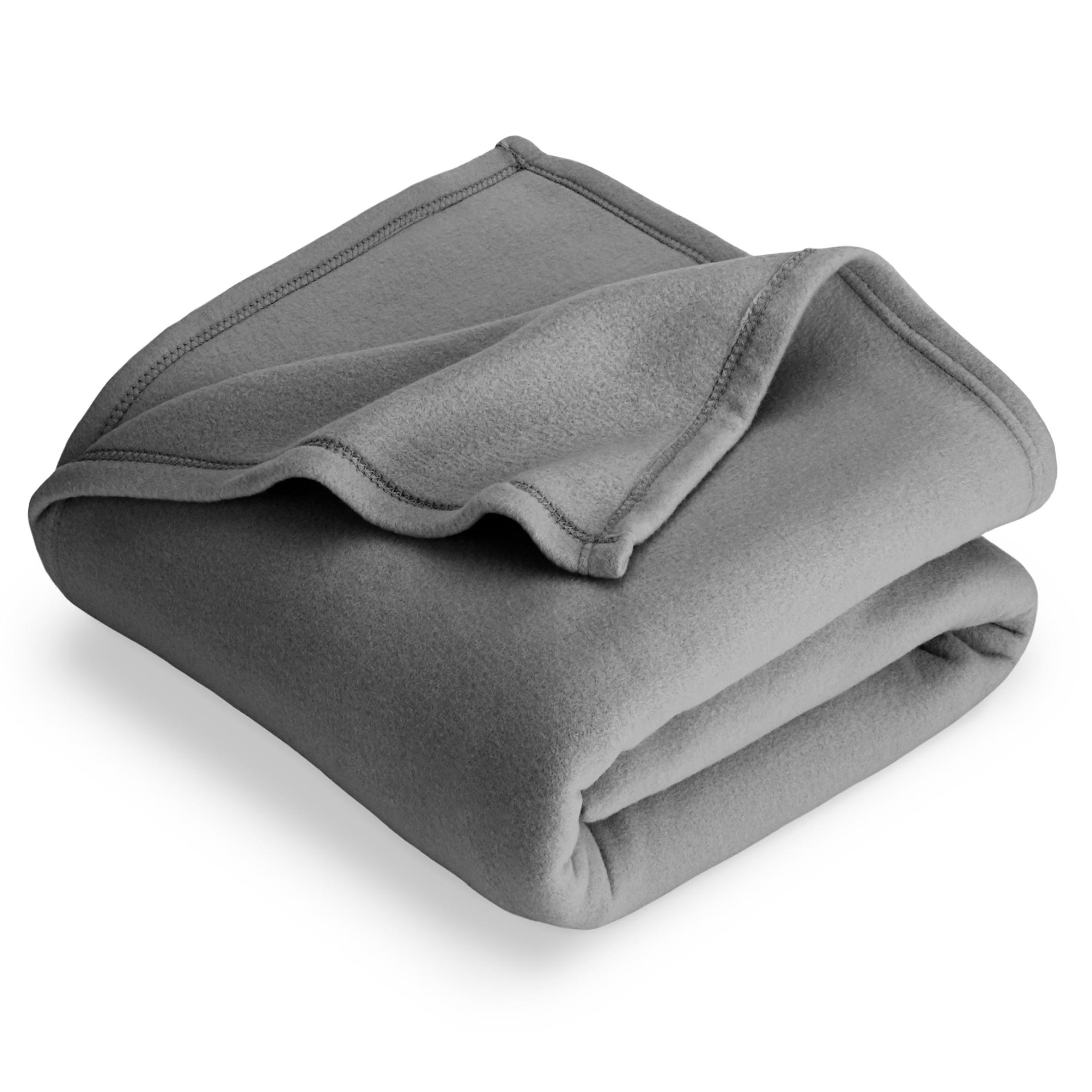 Lightweight Polar Fleece Blanket by Bare Home