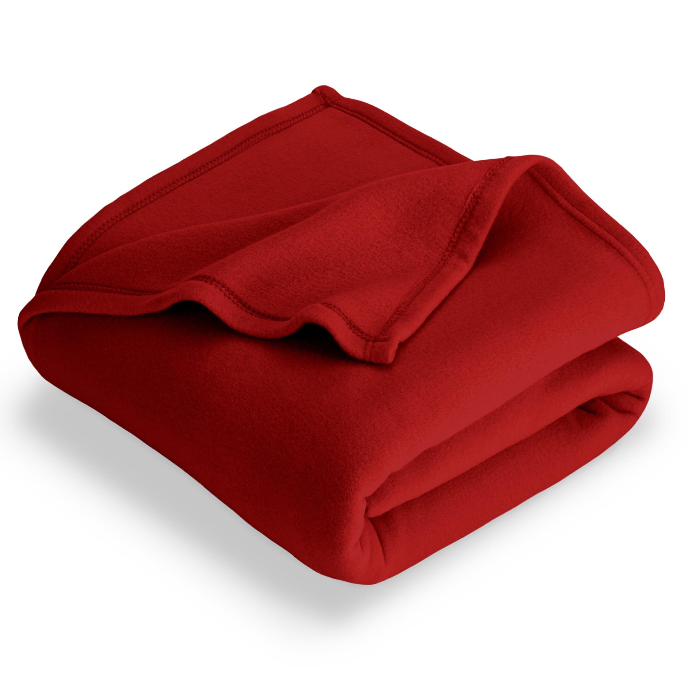 Lightweight Polar Fleece Blanket by Bare Home